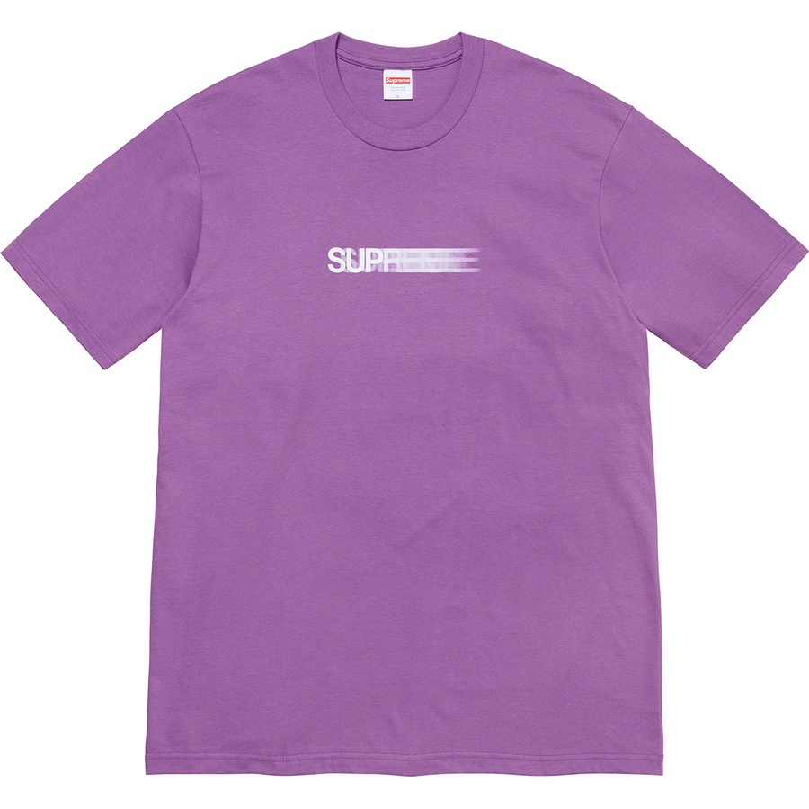 Supreme Motion Logo Tee (SS20) - Purple - $38