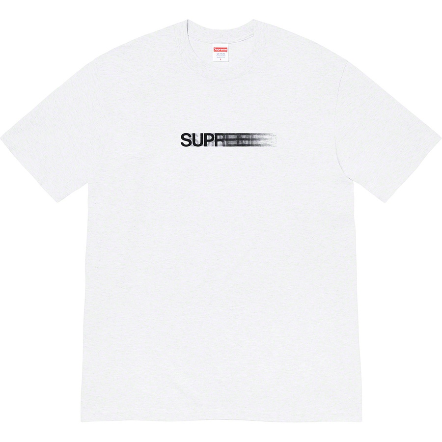 Supreme Motion Logo Tee (SS20) - Ash Grey - $38