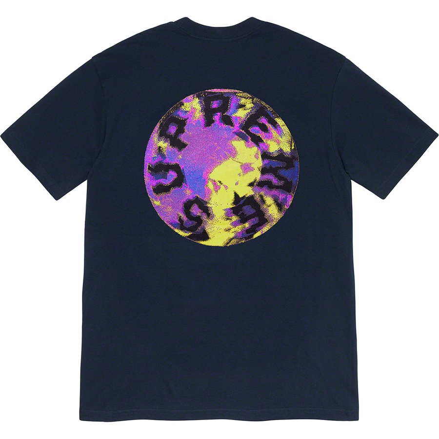 Supreme Marble Tee (SS20) - Navy - $38