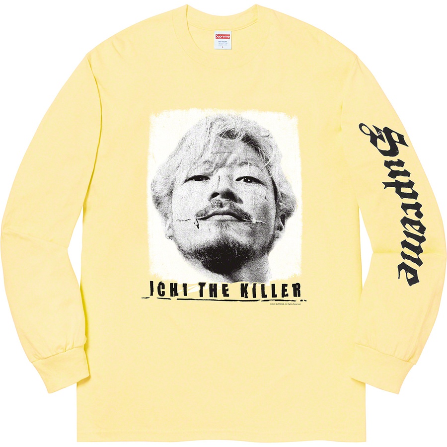 Supreme Ichi The Killer L S Tee (SS20) - Pale Yellow - $54