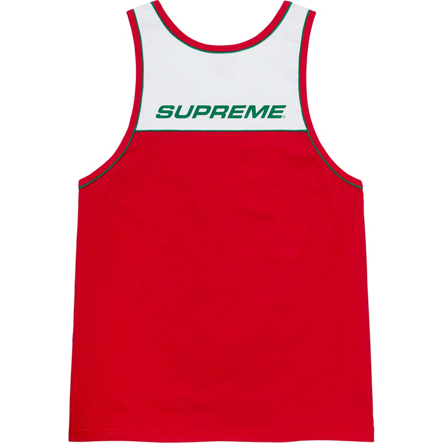Supreme Piping Tank Top (SS20) - Red - $68