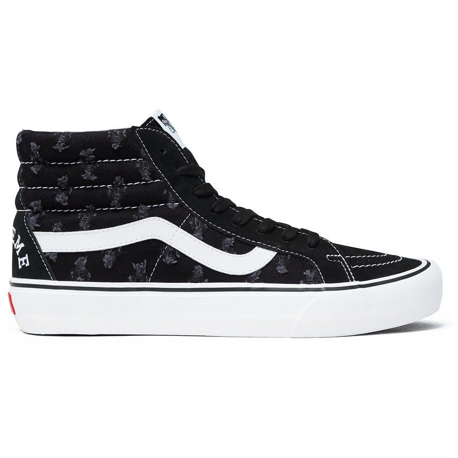 Supreme Supreme Vans Hole Punch Denim Sk8-Hi Pro (SS20) - Black - $110