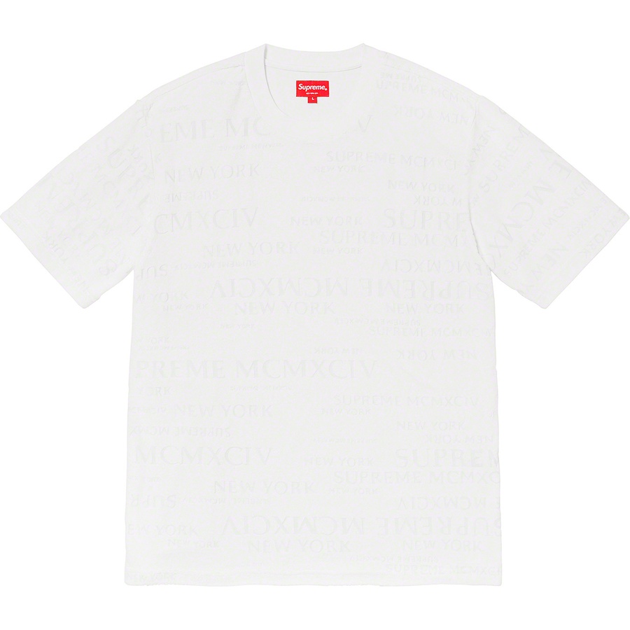 Supreme MCMXCIV Terry S S Top (SS20) - White - $88