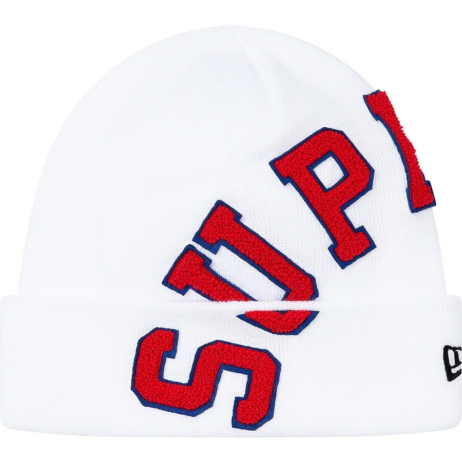 Supreme New Era Big Arc Beanie (FW20) - White - $38
