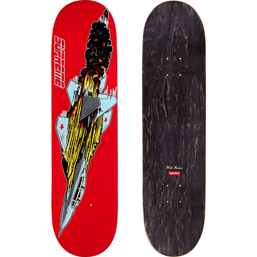 Supreme Jet Skateboard (FW20) - Red - 8.25" x 32.25"  - $50