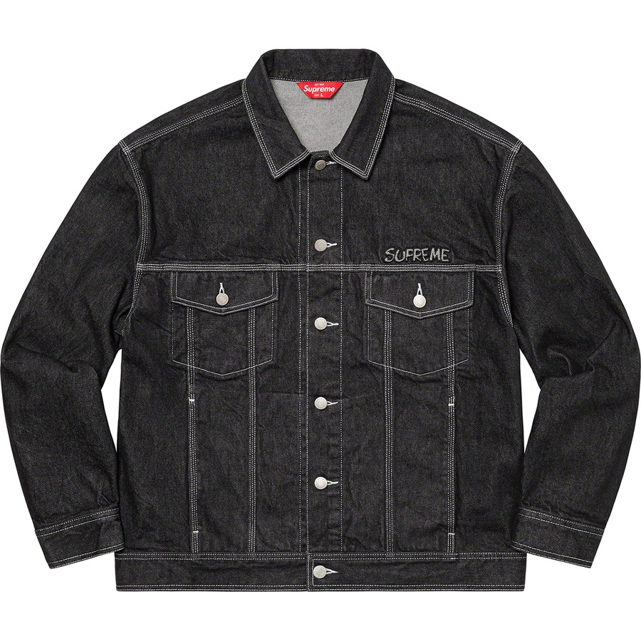Supreme Supreme Smurfs™ Denim Trucker Jacket (FW20) - Black - $268
