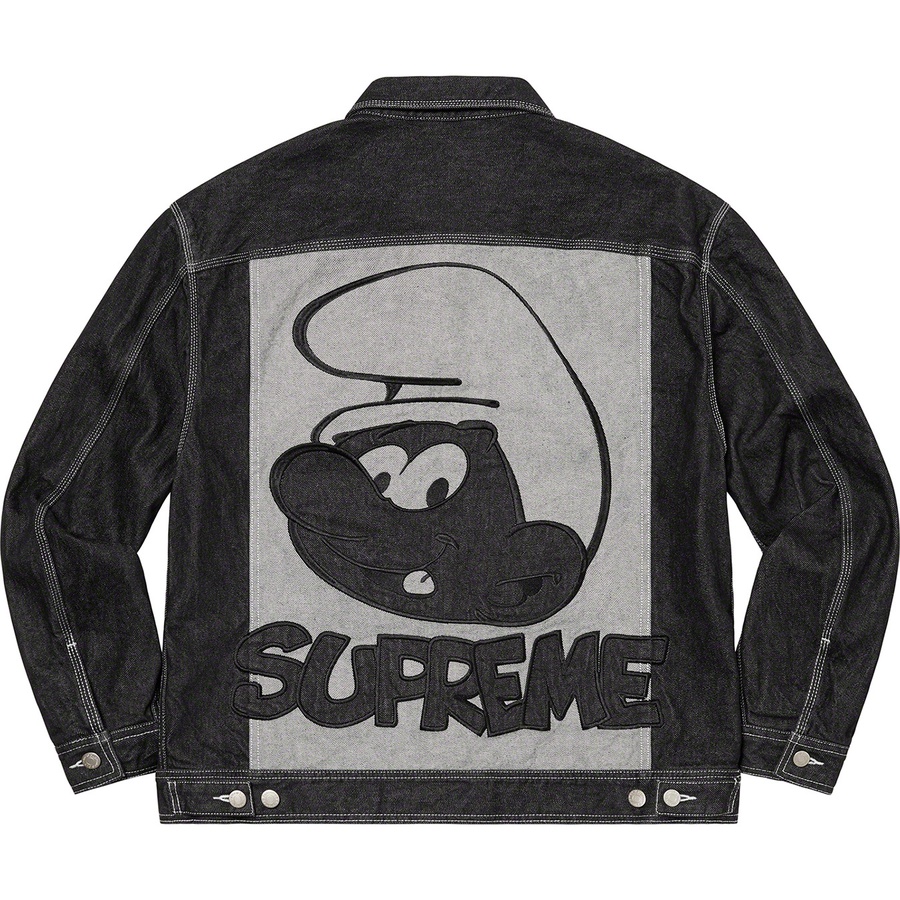 Supreme Supreme Smurfs™ Denim Trucker Jacket (FW20) - Black - $268