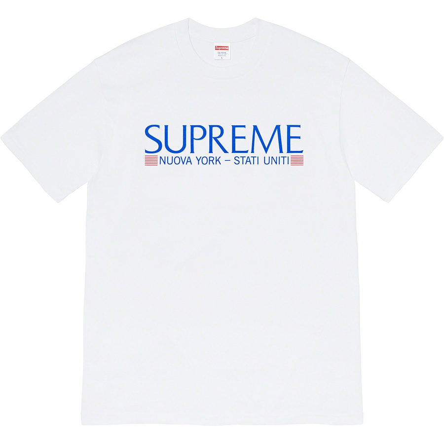 Supreme Nuova York Tee (FW20) - White - $38