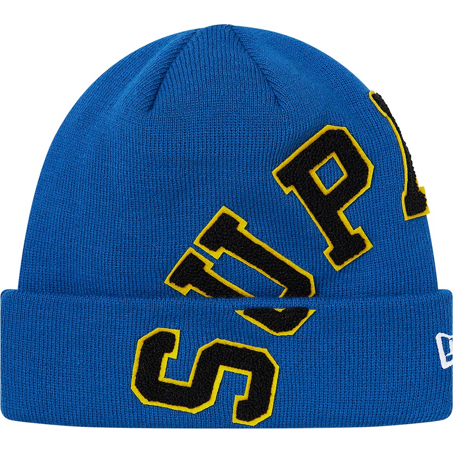 Supreme New Era Big Arc Beanie (FW20) - Pale Royal - $38