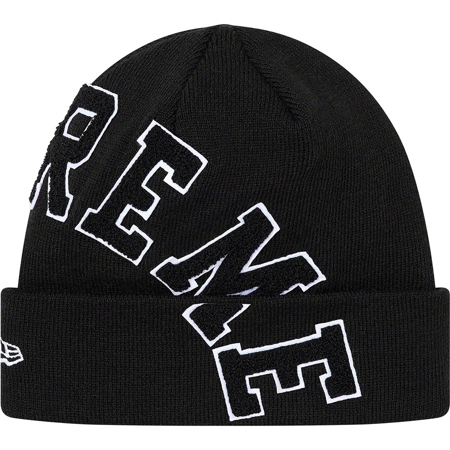 Supreme New Era Big Arc Beanie (FW20) - Black - $38
