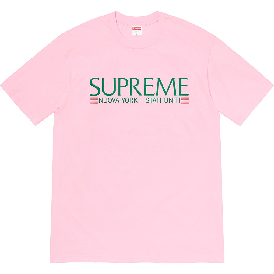 Supreme Nuova York Tee (FW20) - Light Pink - $38