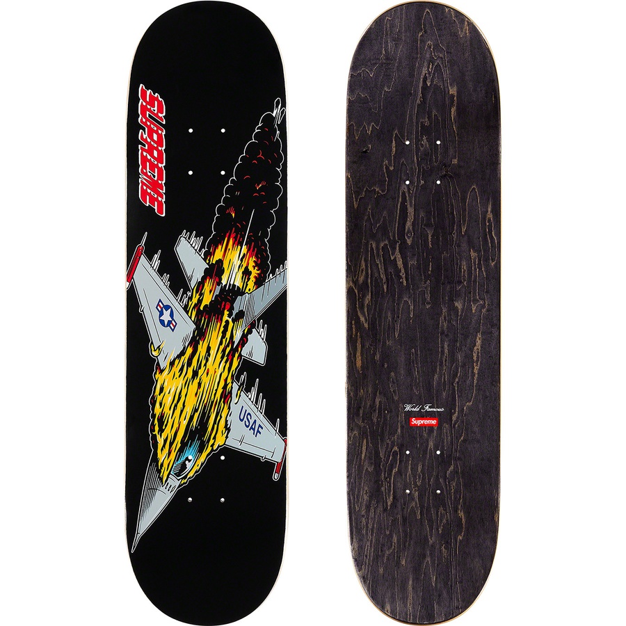 Supreme Jet Skateboard (FW20) - Black - 8" x 32"  - $50