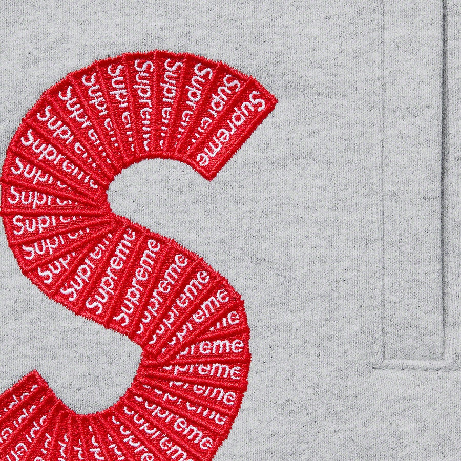 Supreme S Logo Sweatpant (FW20) - Heather Grey - $158
