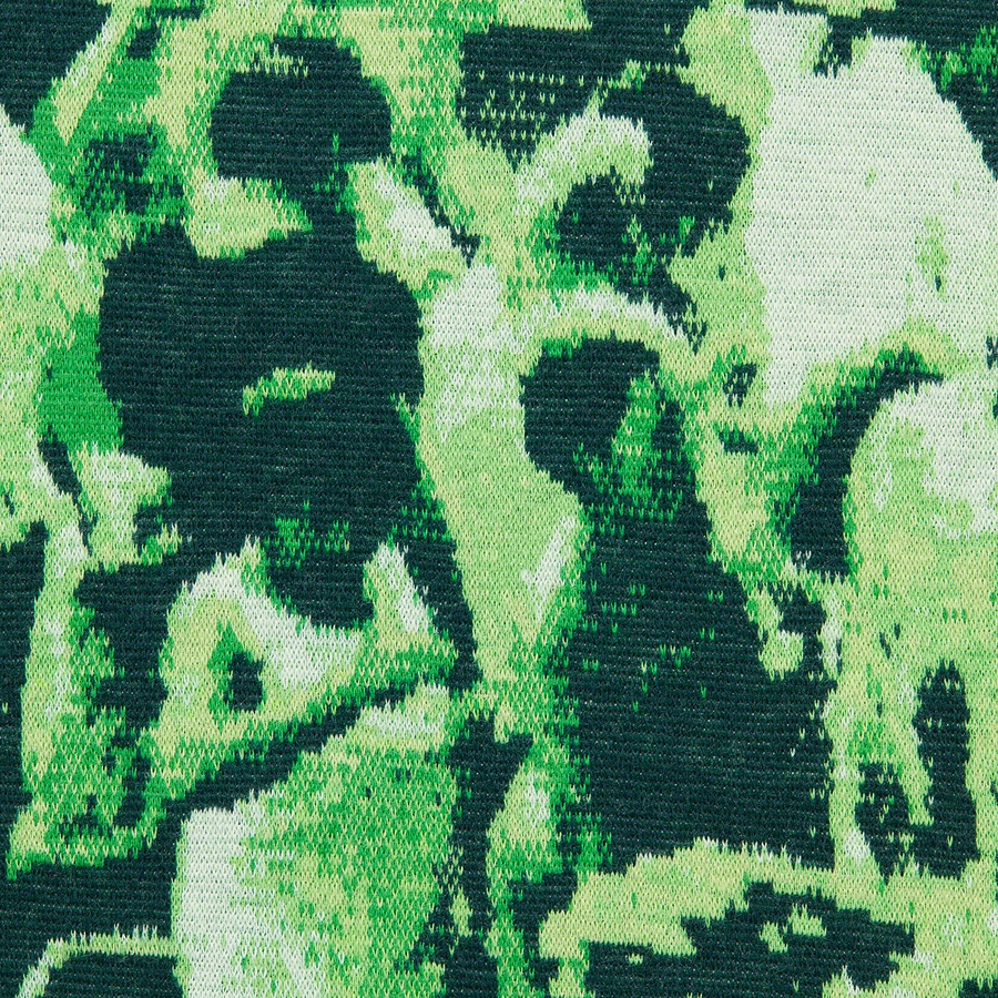 Supreme Street Scene Jacquard S S Top (FW20) - Green - $98