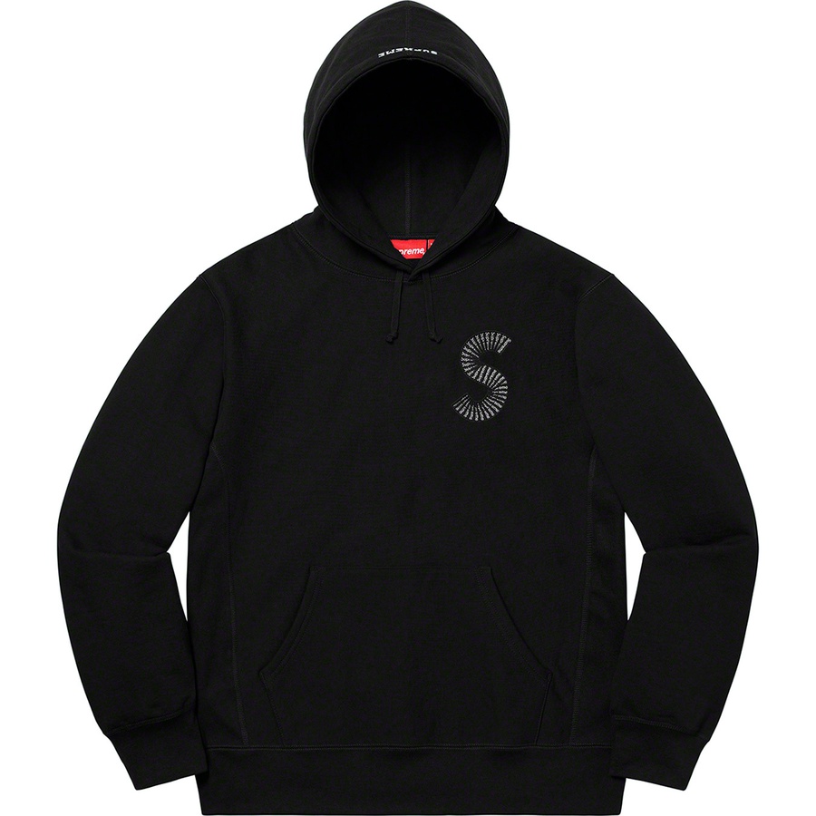 Supreme S Logo Hooded Sweatshirt (FW20) - Black - $168