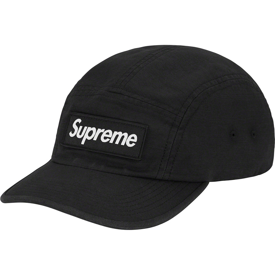 Supreme Military Camp Cap (FW20) - Black - $48