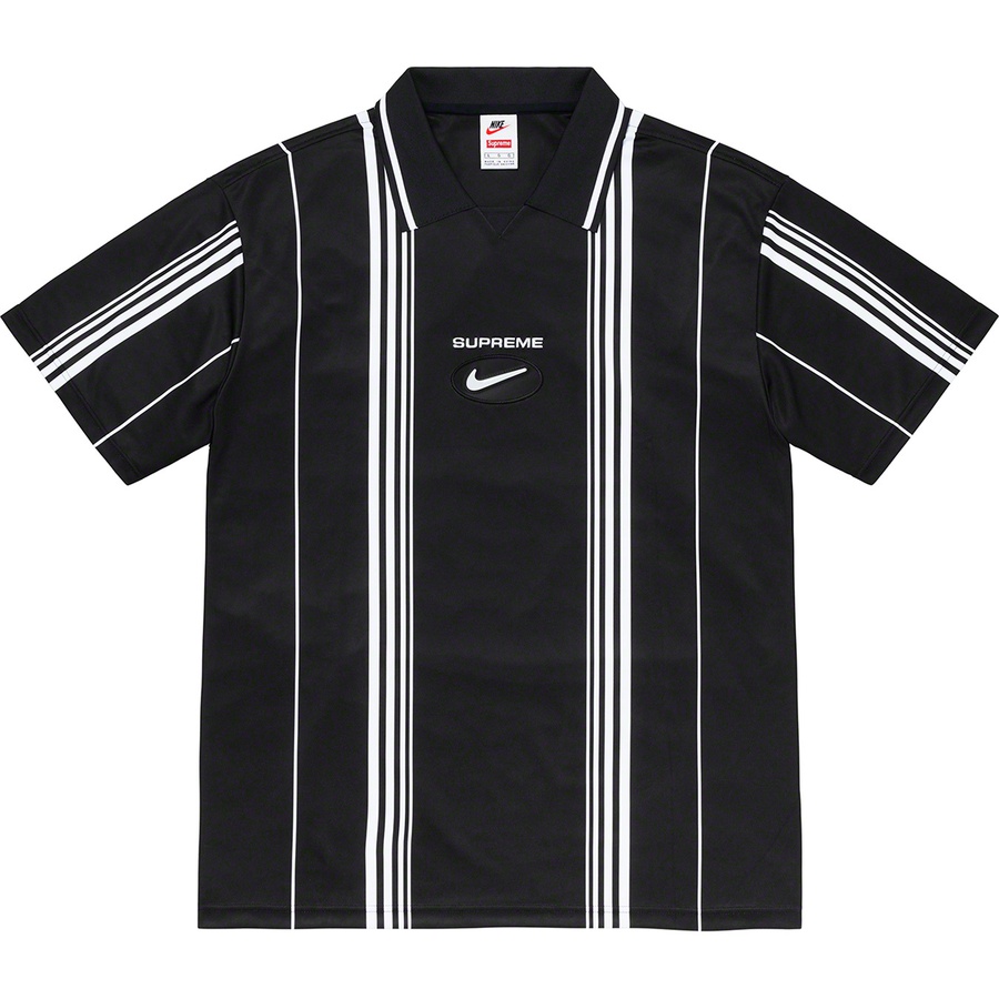 Supreme Supreme Nike Jewel Stripe Soccer Jersey (FW20) - Black - $118