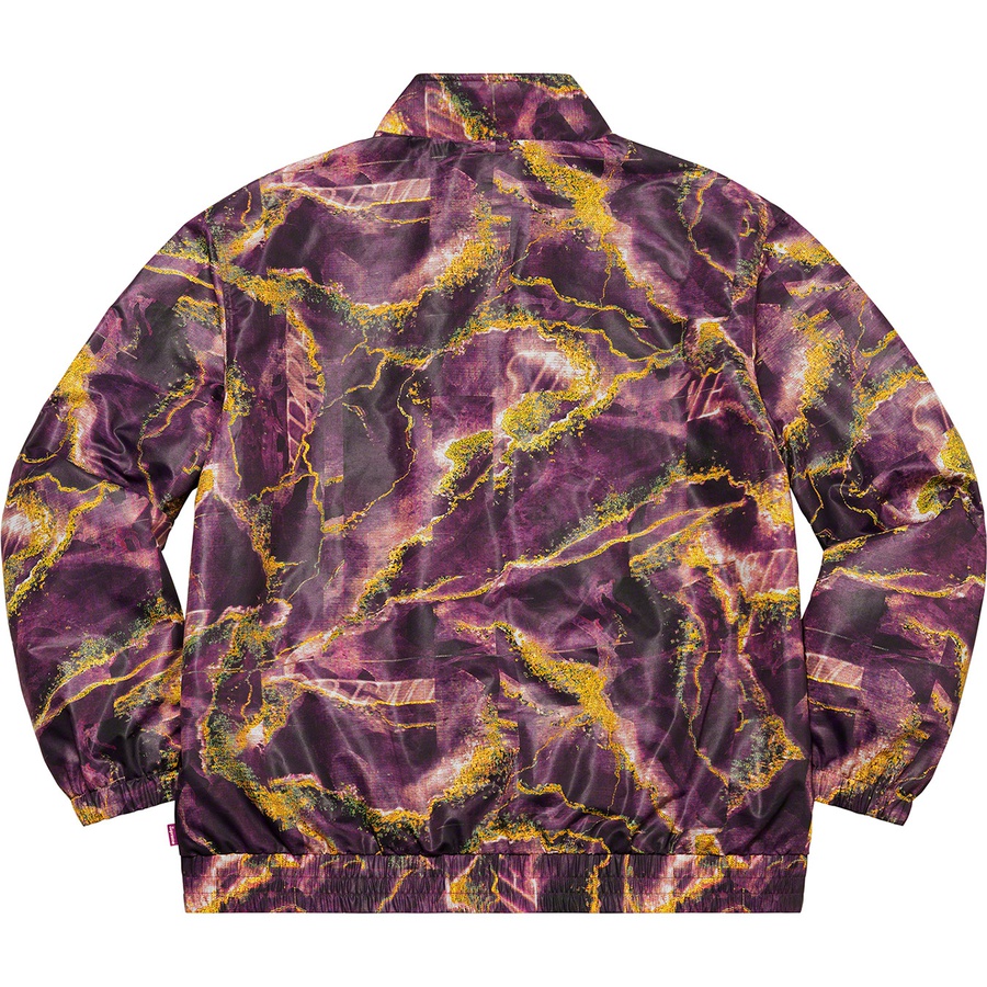 Supreme Marble Track Jacket (FW20) - Purple - $158