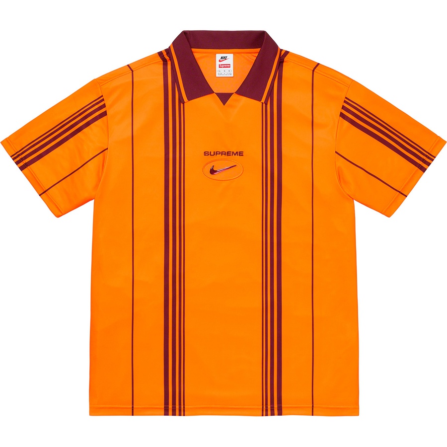 Supreme Supreme Nike Jewel Stripe Soccer Jersey (FW20) - Orange - $118