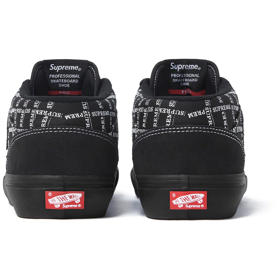 Supreme Supreme Vans Half Cab Pro (FW20) - Black - $110