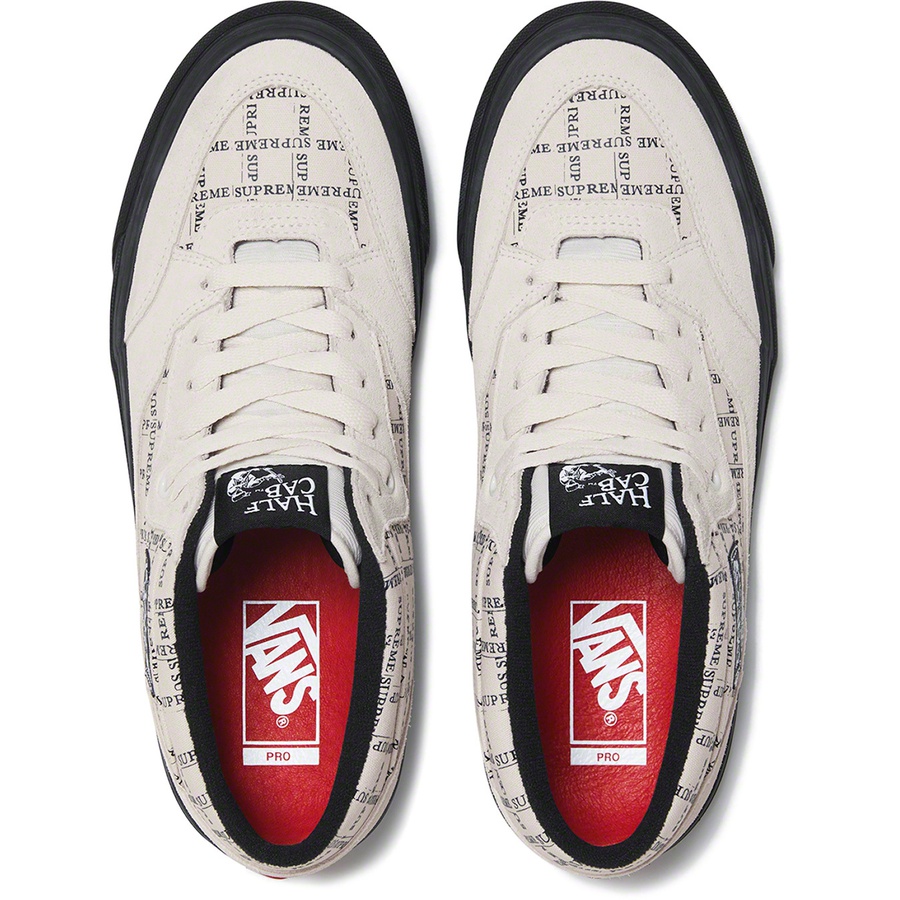 Supreme Supreme Vans Half Cab Pro (FW20) - White - $110