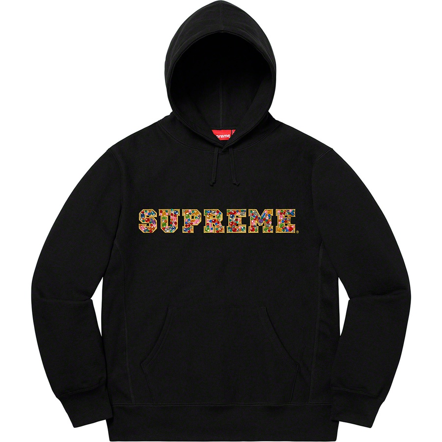 Supreme Jewels Hooded Sweatshirt (FW20) - Black - $168