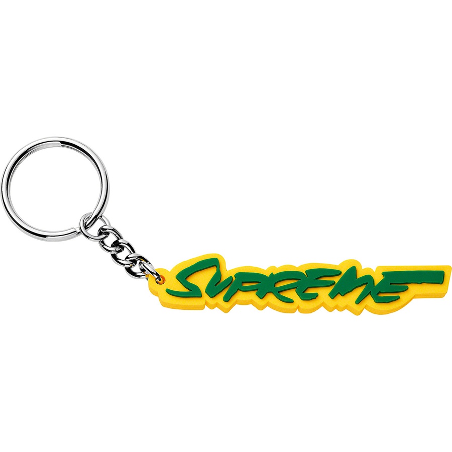 Supreme Futura Logo Keychain (FW20) - Yellow - $14