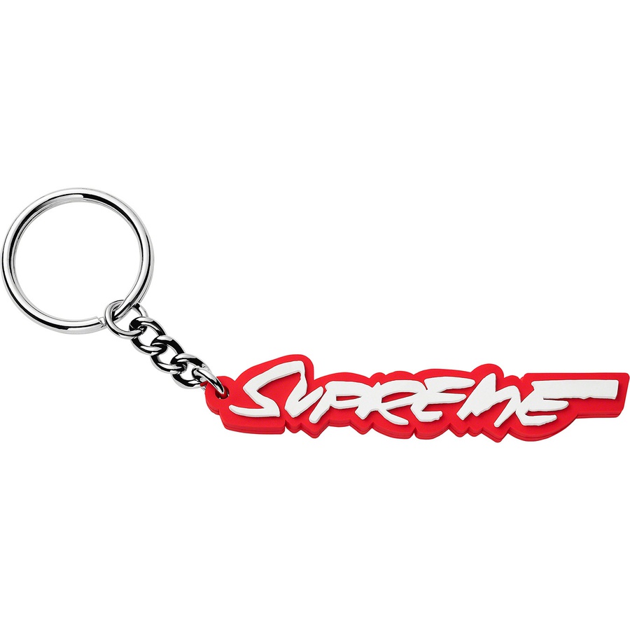 Supreme Futura Logo Keychain (FW20) - Red - $14