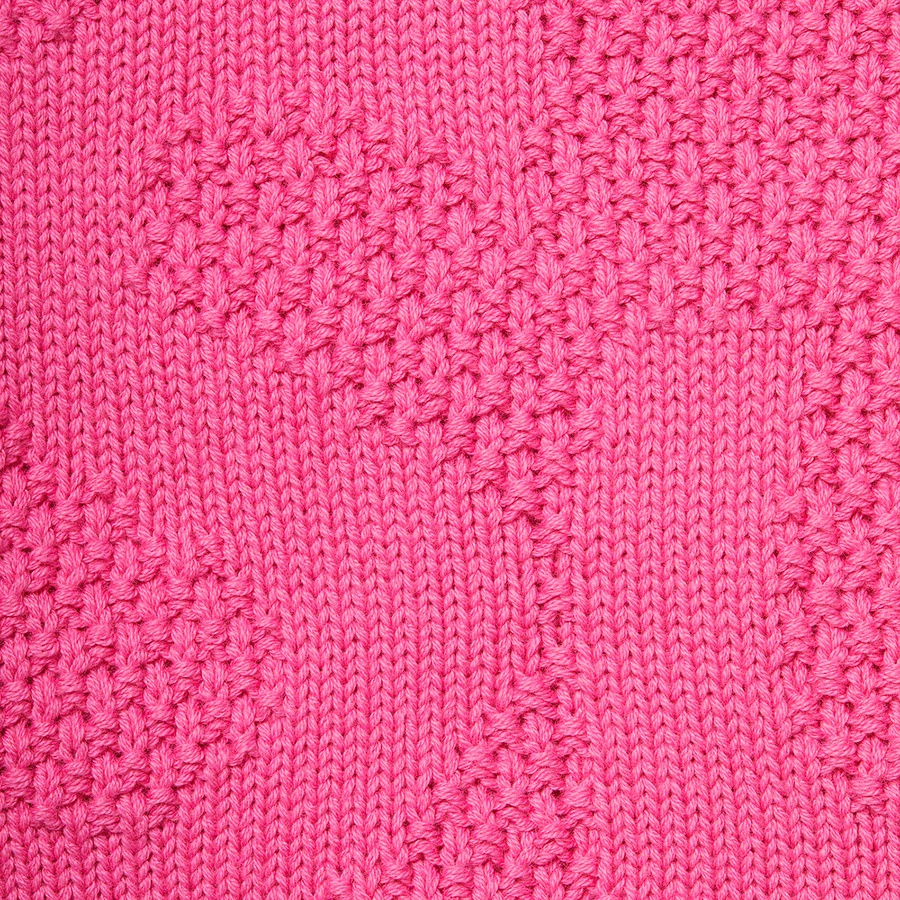 Supreme Textured Small Box Sweater (FW20) - Pink - $138