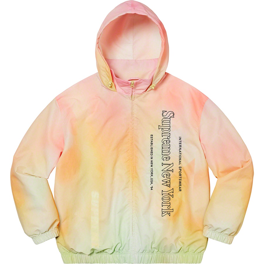 Supreme Side Logo Track Jacket (FW20) - Yellow Gradient - $158