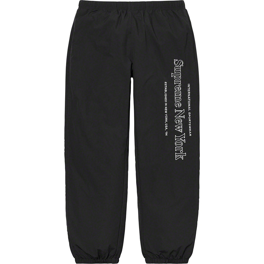 Supreme Side Logo Track Pant (FW20) - Black - $128