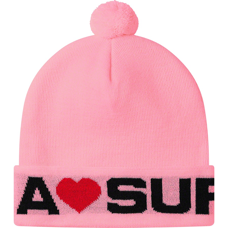 Supreme Love Supreme Beanie (FW20) - Light Pink - $36