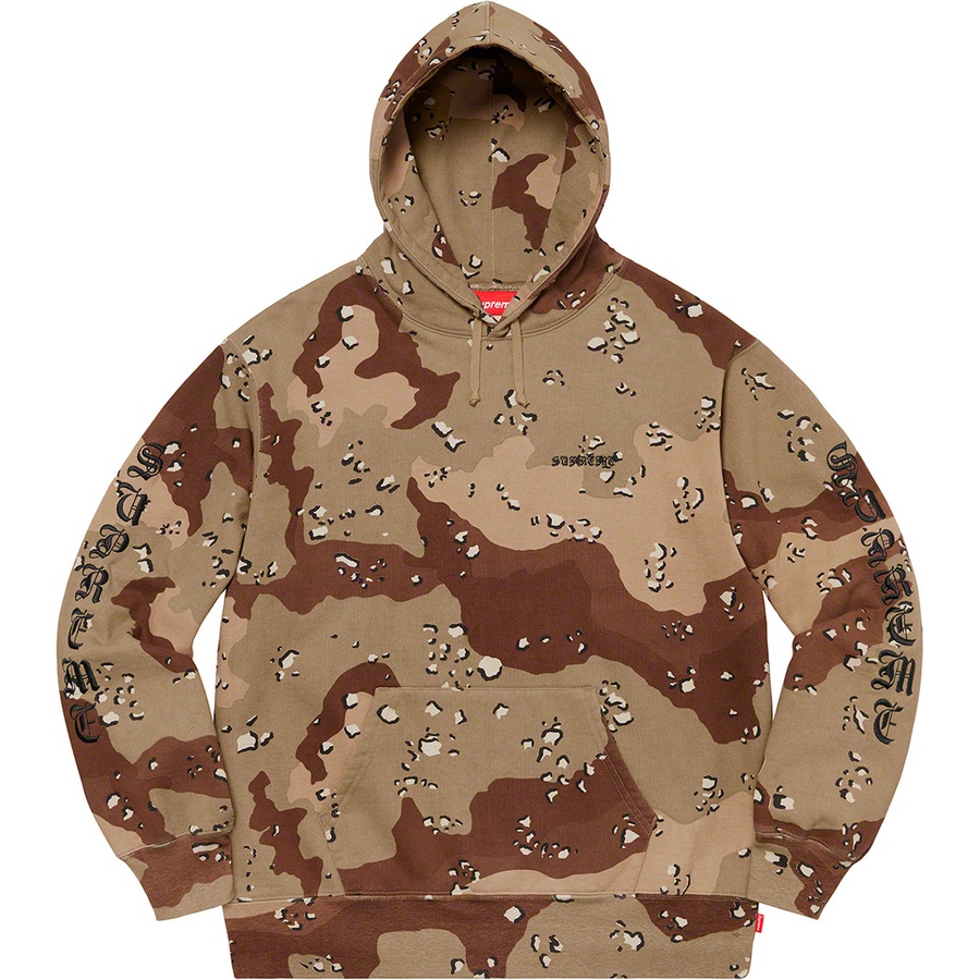 Supreme Peace Hooded Sweatshirt (FW20) - Chocolate Chip Camo - $168