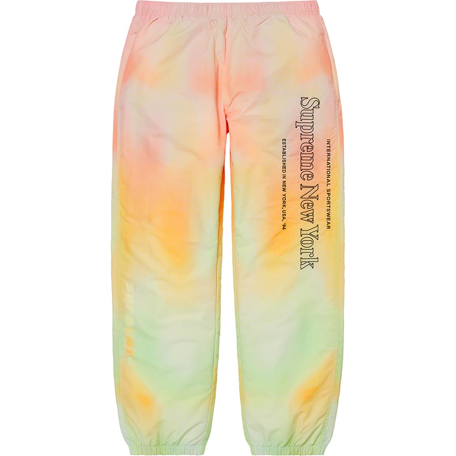 Supreme Side Logo Track Pant (FW20) - Yellow Gradient - $128