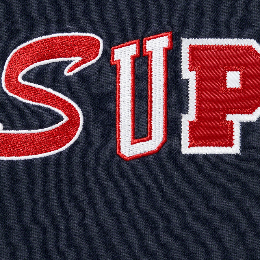 Supreme Collage Logo S S Top (FW20) - Navy - $78