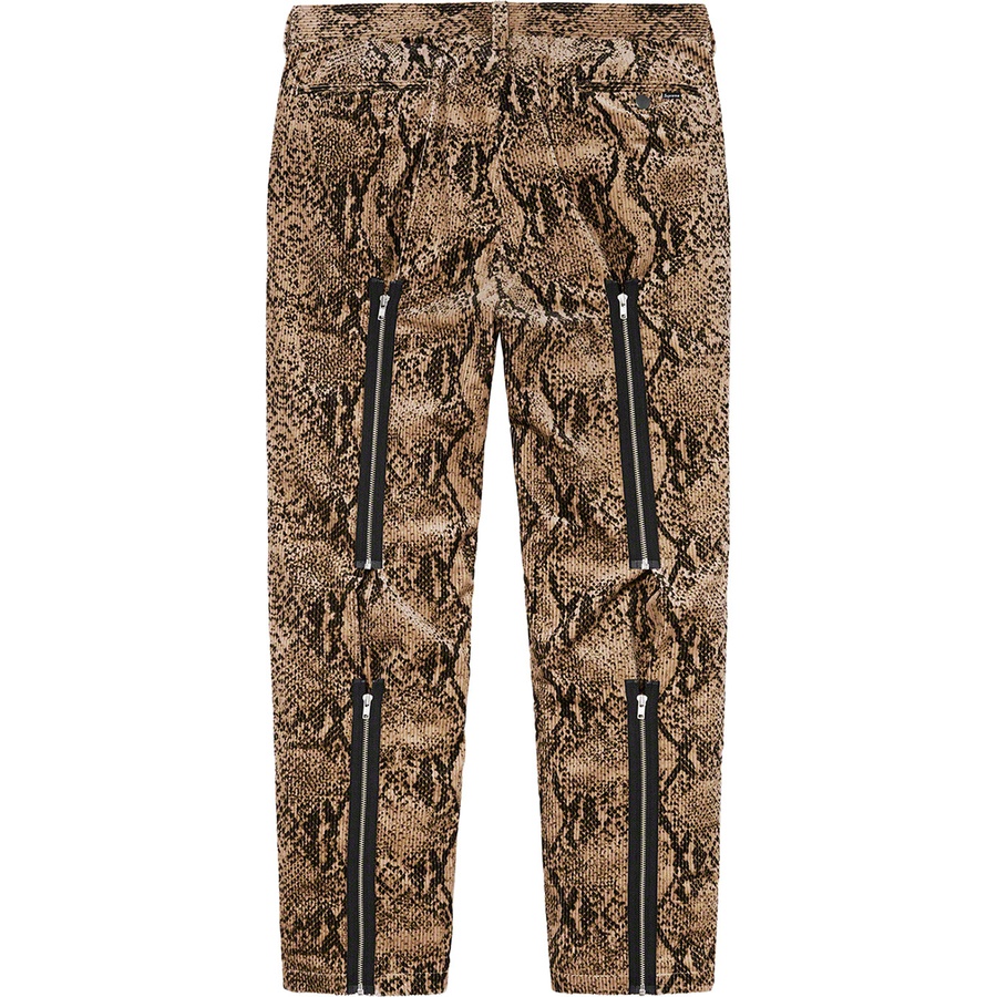 Supreme Corduroy Flight Pant (FW20) - Snakeskin - $148