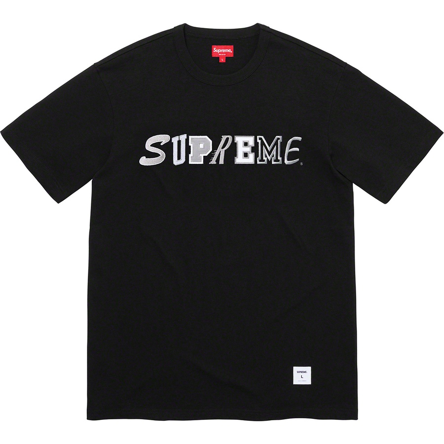 Supreme Collage Logo S S Top (FW20) - Black - $78
