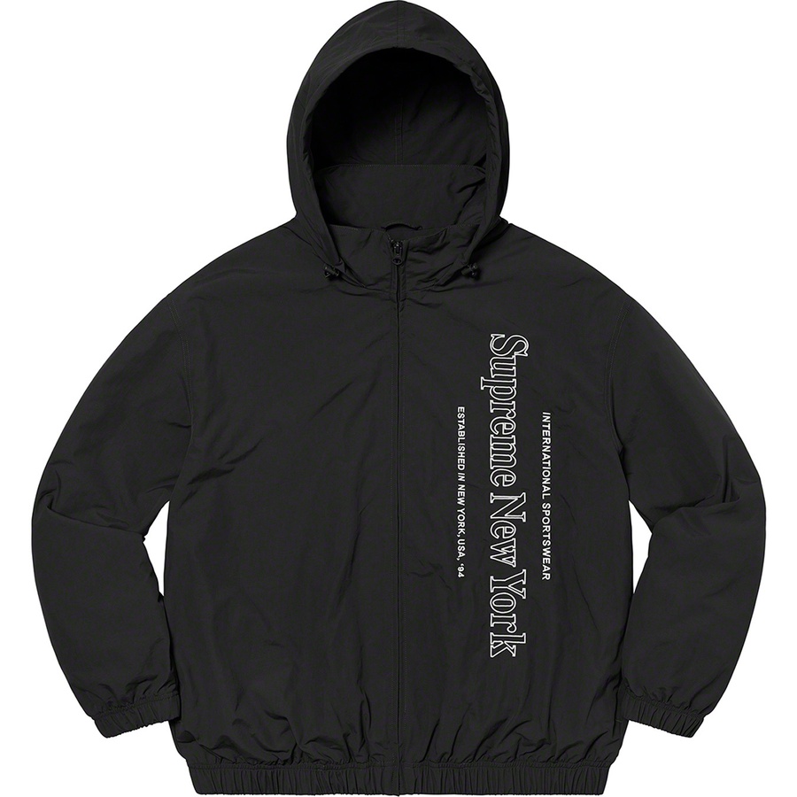 Supreme Side Logo Track Jacket (FW20) - Black - $158