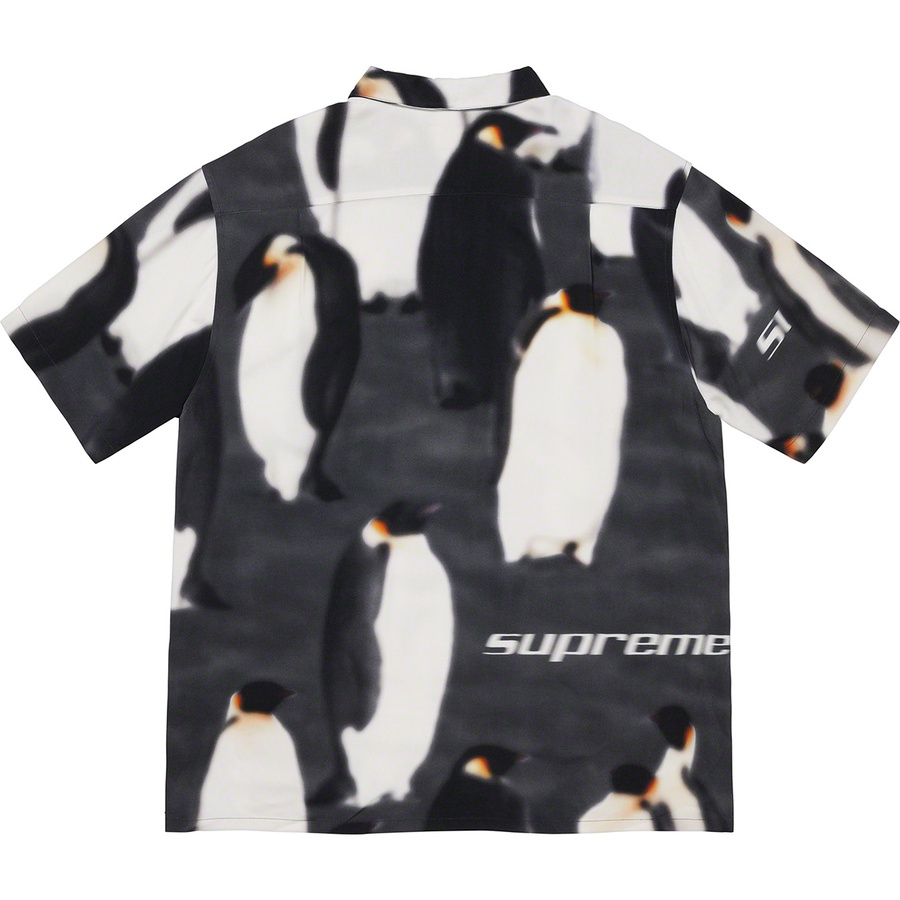 Supreme Penguins Rayon S S Shirt (FW20) - Black - $138