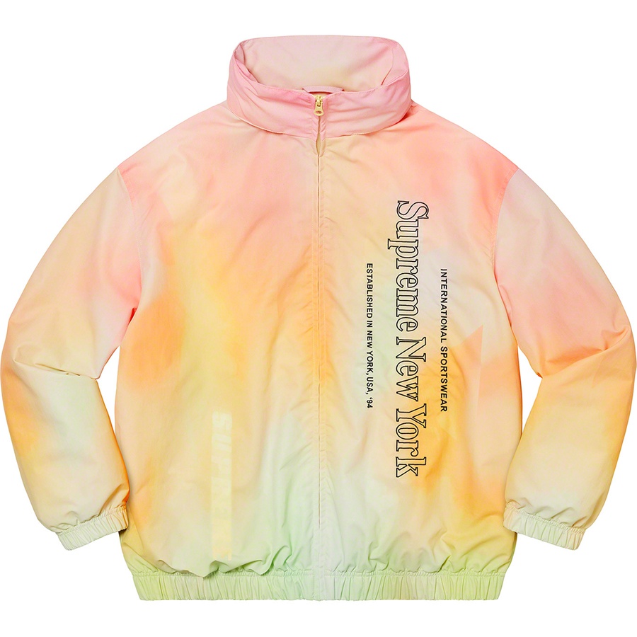 Supreme Side Logo Track Jacket (FW20) - Yellow Gradient - $158