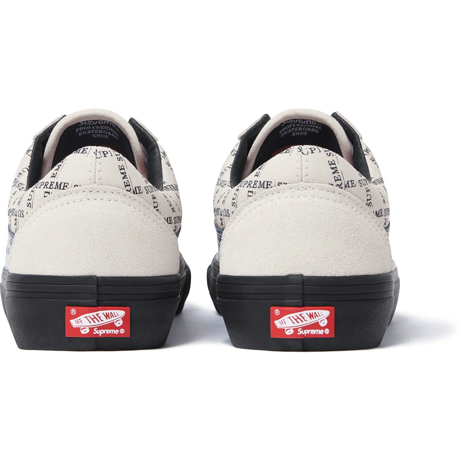 Supreme Supreme Vans Old Skool Pro (FW20) - White - $98