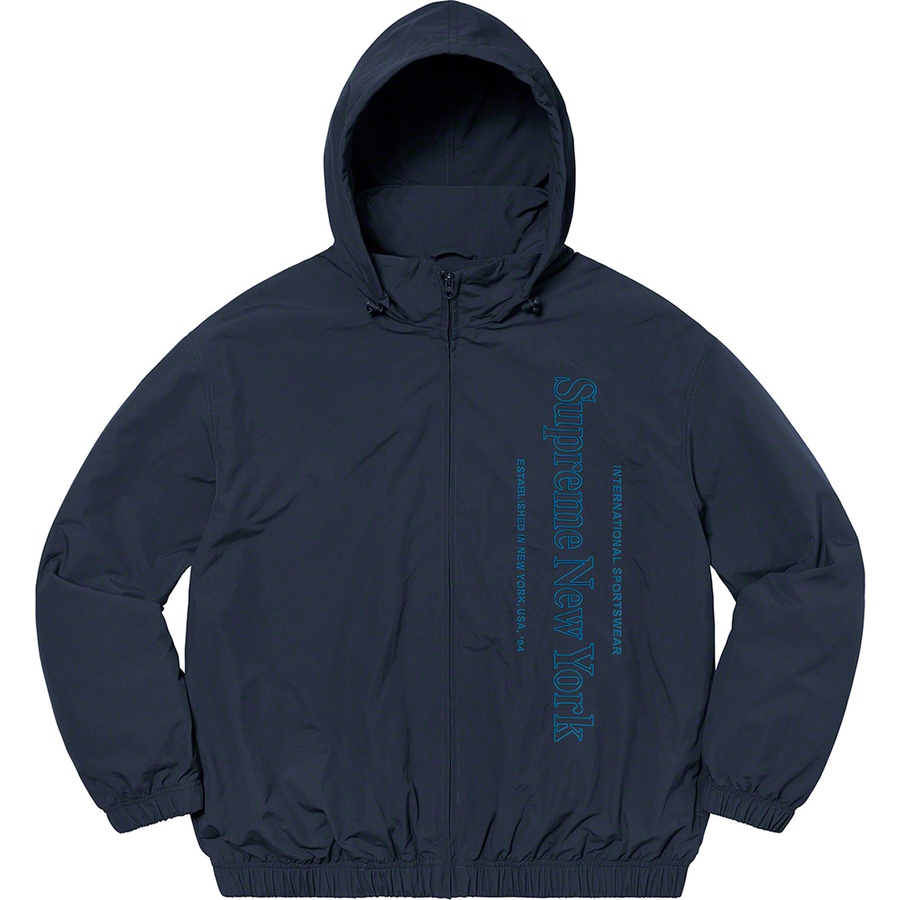 Supreme Side Logo Track Jacket (FW20) - Navy - $158