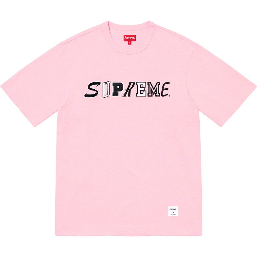 Supreme Collage Logo S S Top (FW20) - Pink - $78