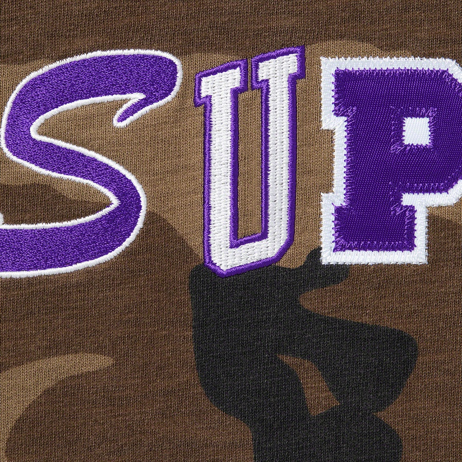 Supreme Collage Logo S S Top (FW20) - Woodland Camo - $78