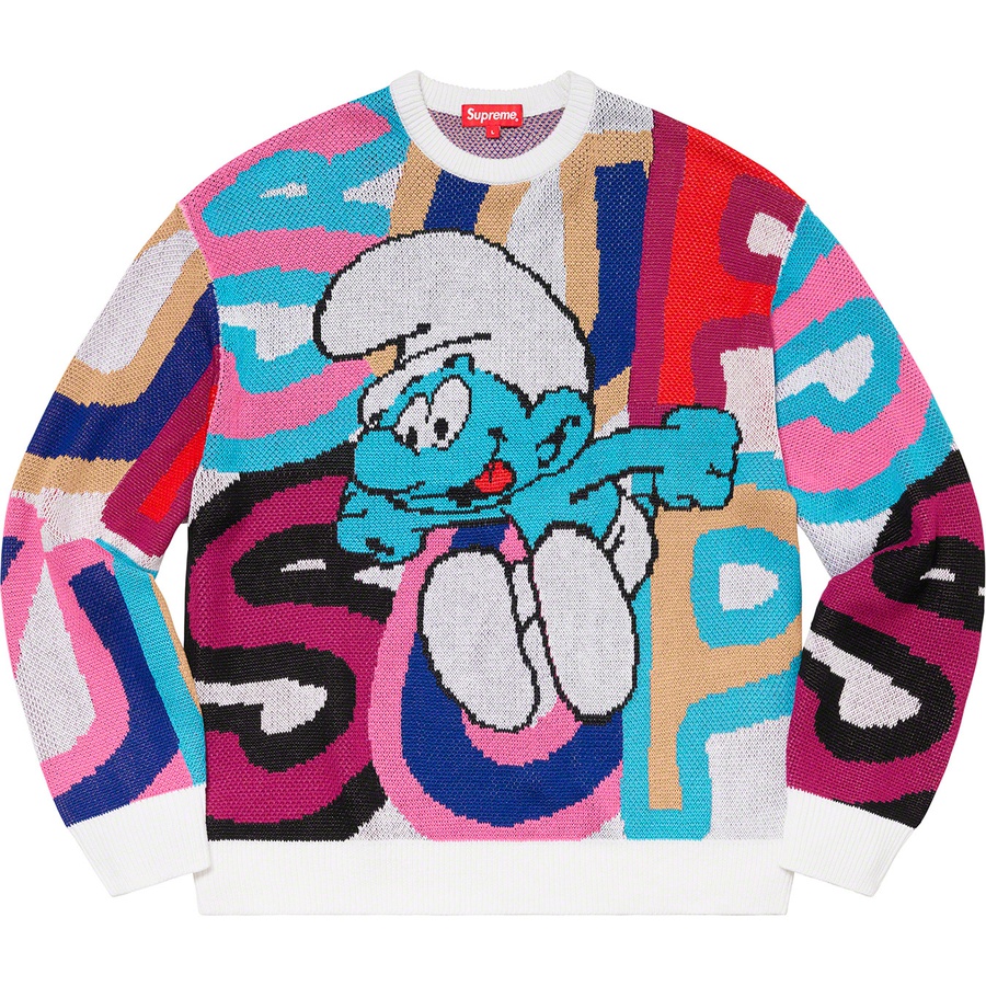Supreme Supreme Smurfs™ Sweater (FW20) - White - $178