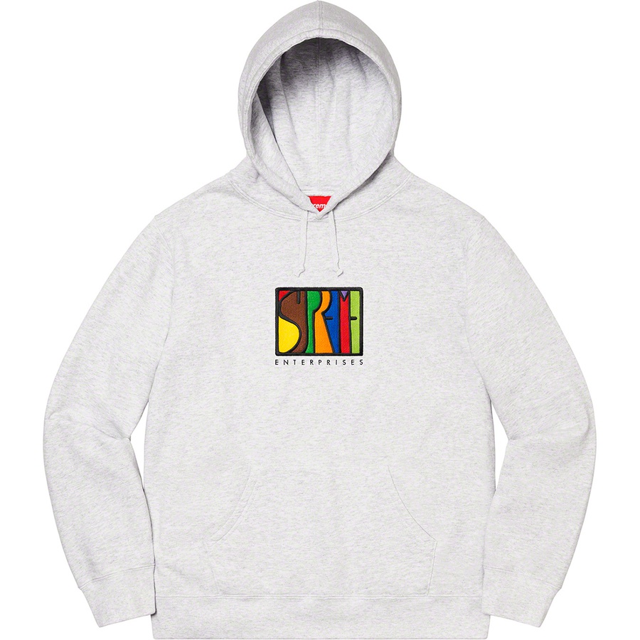 Supreme Enterprises Hooded Sweatshirt (FW20) - Ash Grey - $158