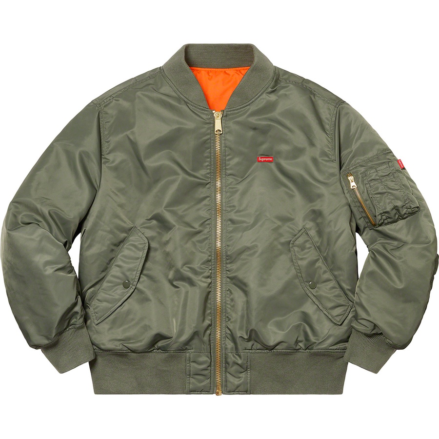 Supreme Globe MA-1 (FW20) - Olive - $348