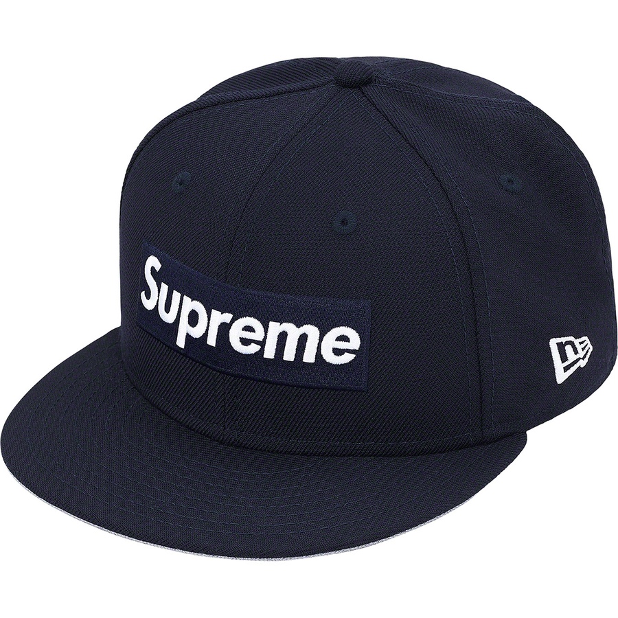 Supreme World Famous Box Logo New Era (FW20) - Navy - $48
