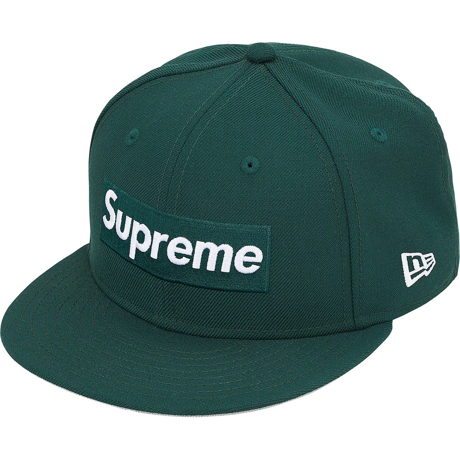 Supreme World Famous Box Logo New Era (FW20) - Dark Green - $48