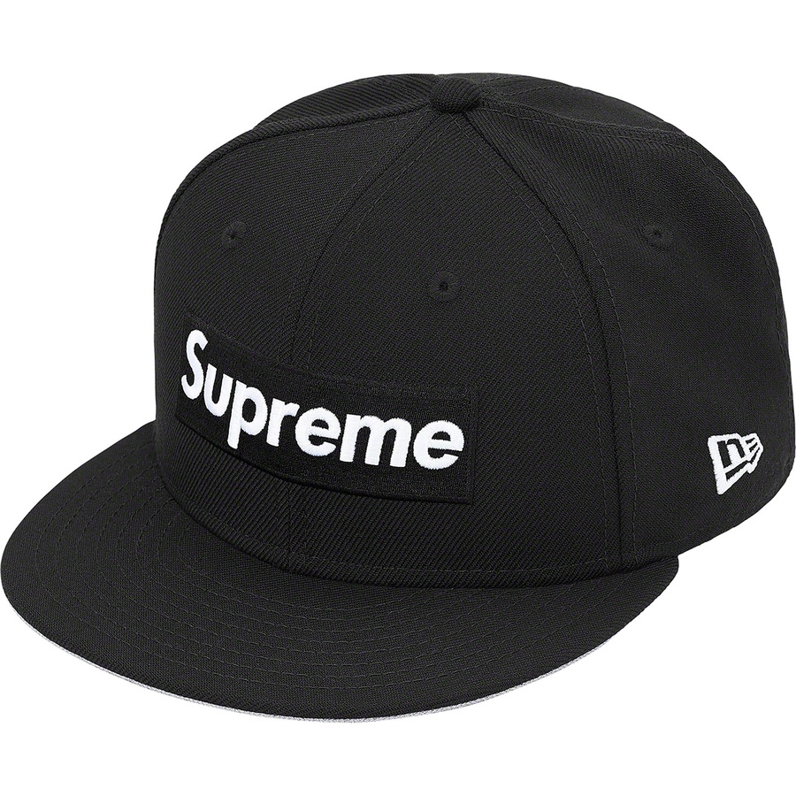 Supreme World Famous Box Logo New Era (FW20) - Black - $48